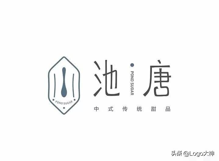 甜品店商标图案，设计与品牌形象的完美结合