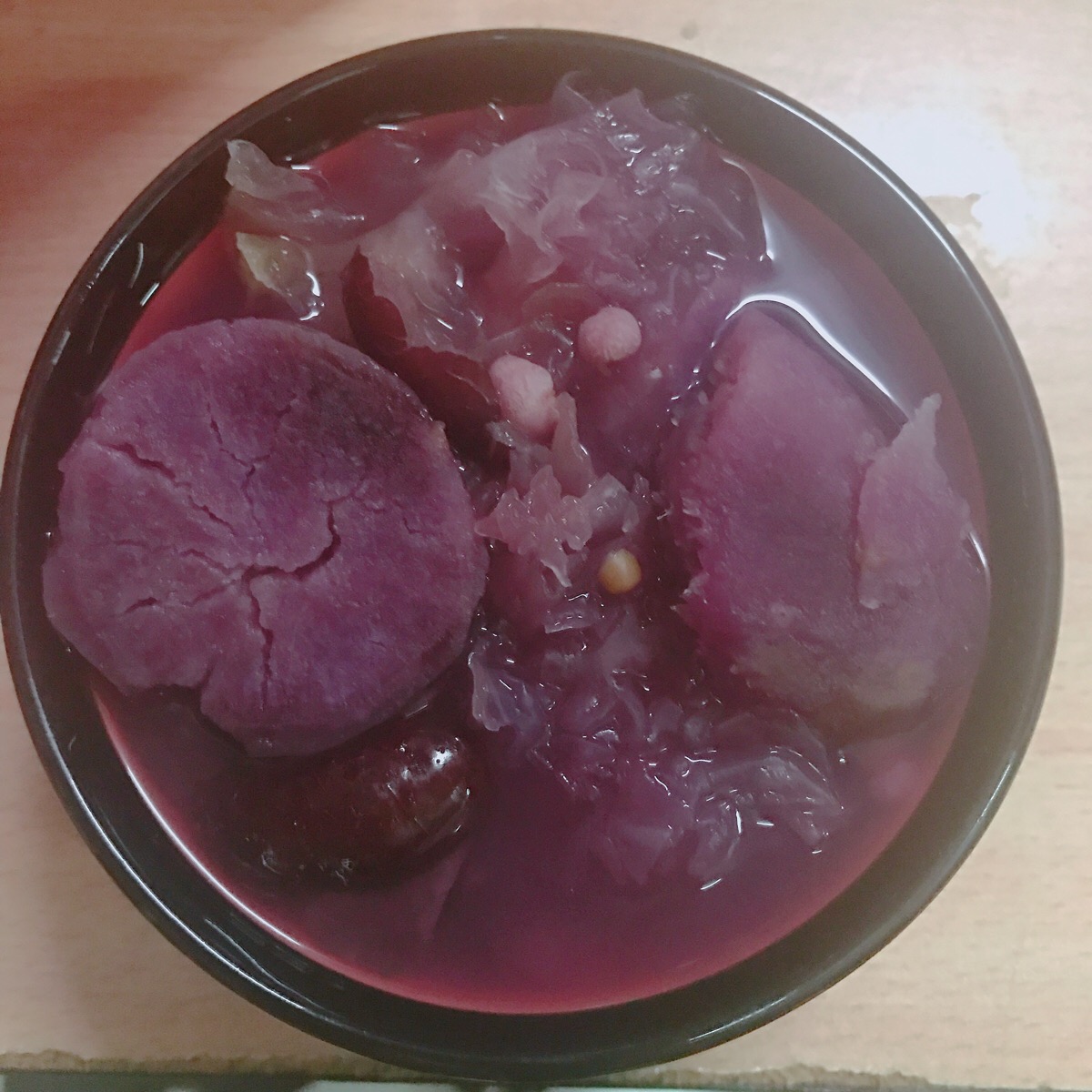 紫薯蛋花糖水的营养与美味之旅